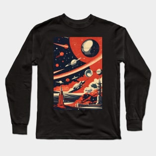 Soviet space art Long Sleeve T-Shirt